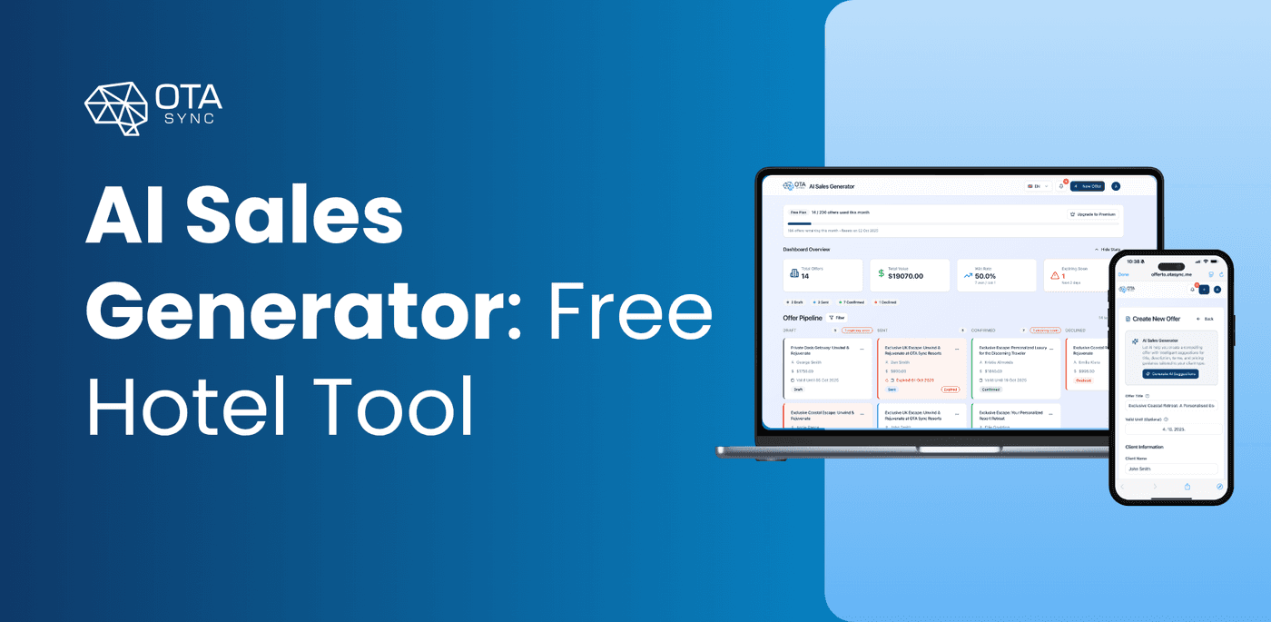 Free AI Sales Generator, free hotel tool for sending out offers